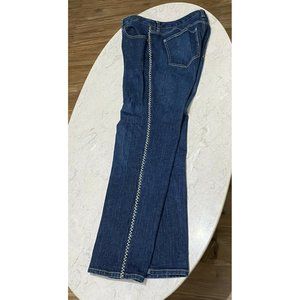Talbots Size 12 Petite Stretch Jeans Topstitched